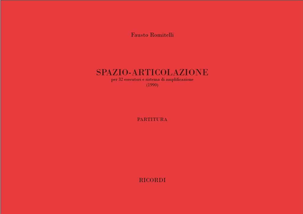 Spazio - Articolazione